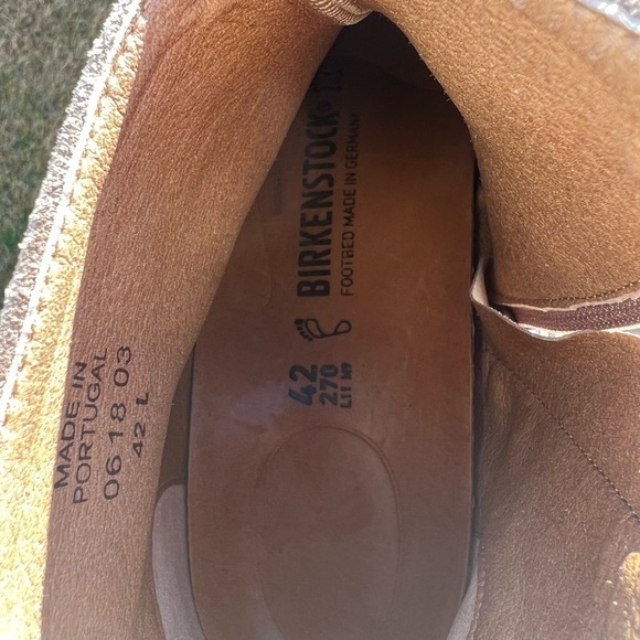 Birkenstock Tan Suede Ankle Booties - Picture 5 of 8